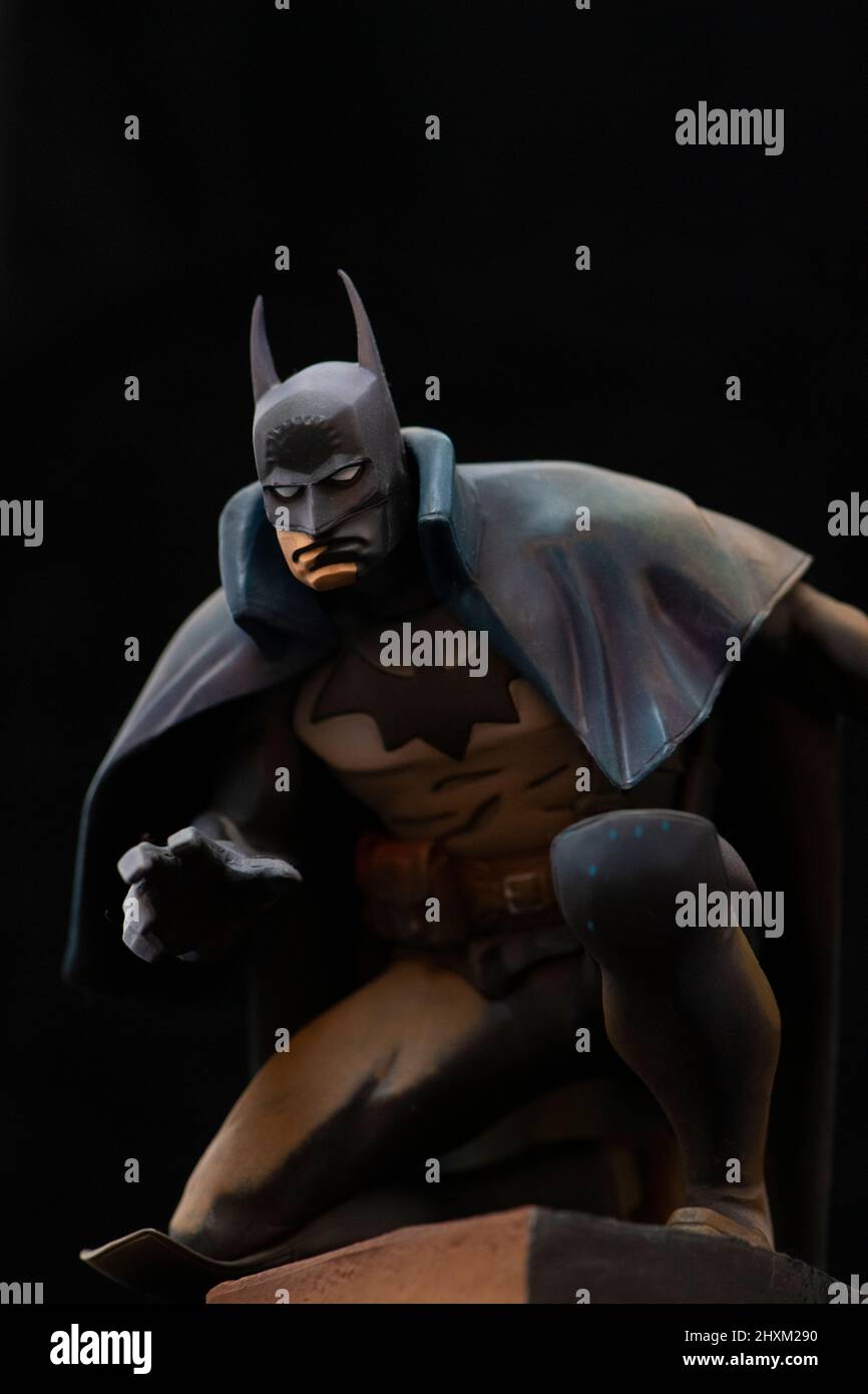 Une statue modèle de la bande dessinée de Batman Gotham by Gaslight Banque D'Images