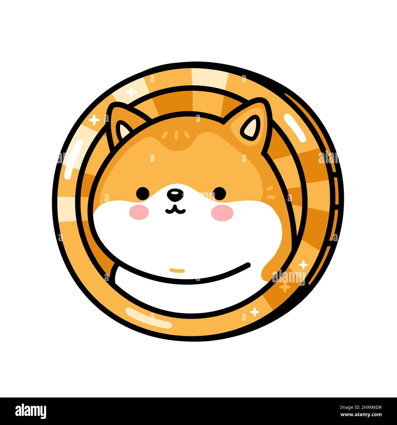 Drôle de dessin animé vecteur mignon iillustration design icône Illustration de Vecteur