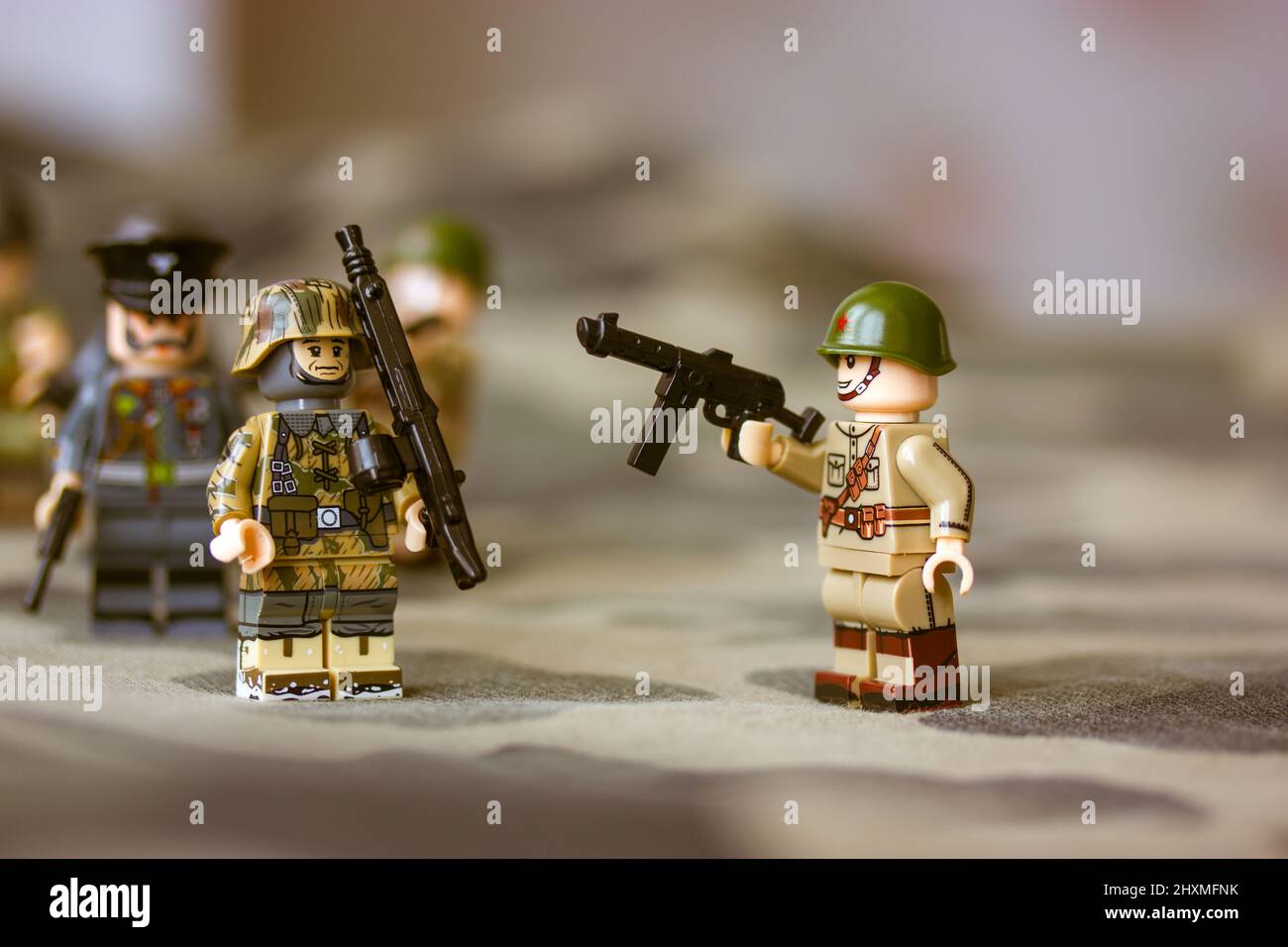 Ww2 lego soldat Banque de photographies et d'images à haute résolution -  Alamy