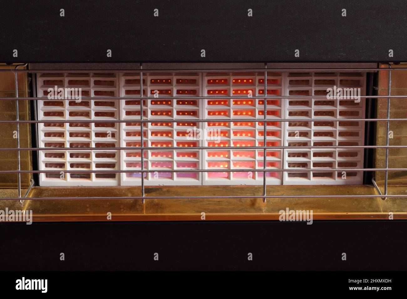 Incendie de gaz, combustion de combustibles fossiles de gaz, changement climatique, crise du coût de la vie Banque D'Images
