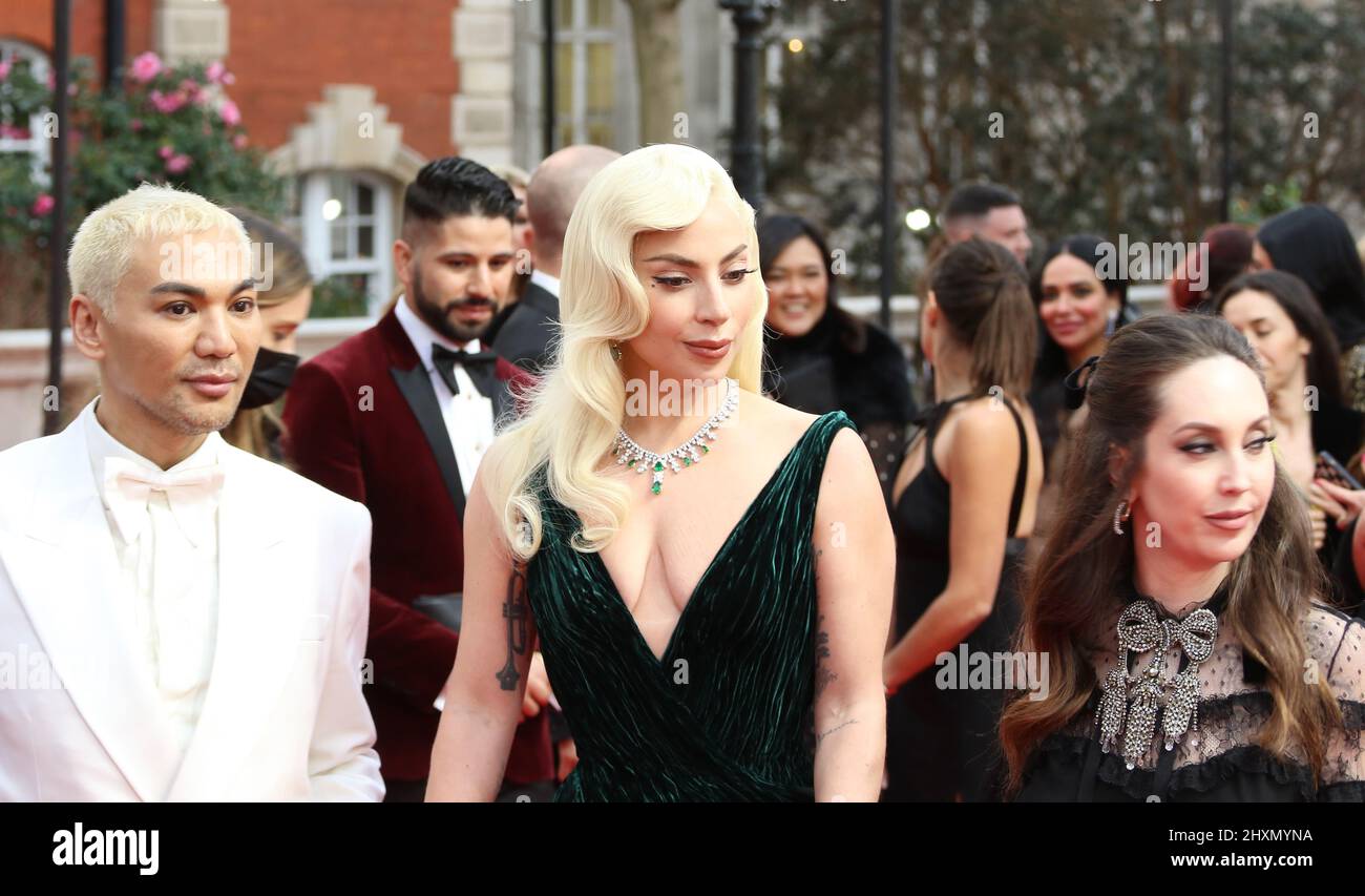 Lady Gaga, EE British Academy film Awards, Baftas, Royal Albert Hall, Londres, Royaume-Uni, 13 mars 2022 Banque D'Images Lady Gaga, EE British Academy film Awards, Baftas, Royal Albert Hall, Londres, Royaume-Uni, 13 mars 2022 Banque D'Images