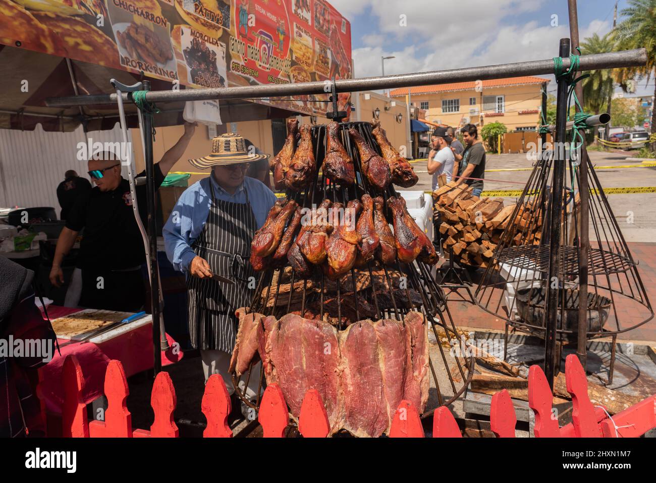 Miami, Floride, États-Unis - 13 mars 2022 : Festival annuel de musique Calle Ocho ; à Little Havana à Miami, FL Banque D'Images