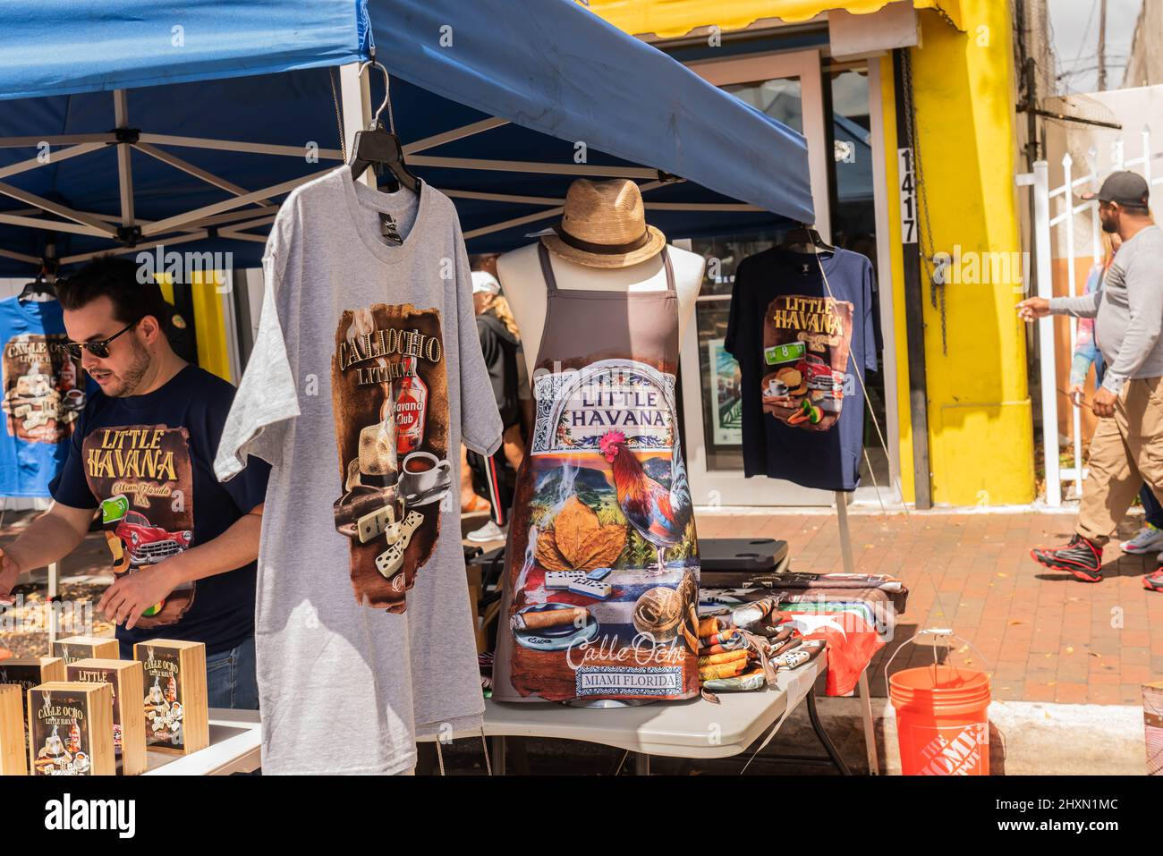 Miami, Floride, États-Unis - 13 mars 2022 : Festival annuel de musique Calle Ocho ; à Little Havana à Miami, FL Banque D'Images