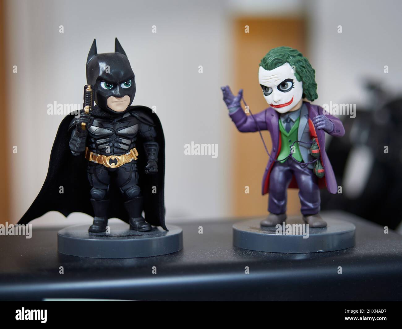 Figurine jouet Batman et Joker Photo Stock - Alamy