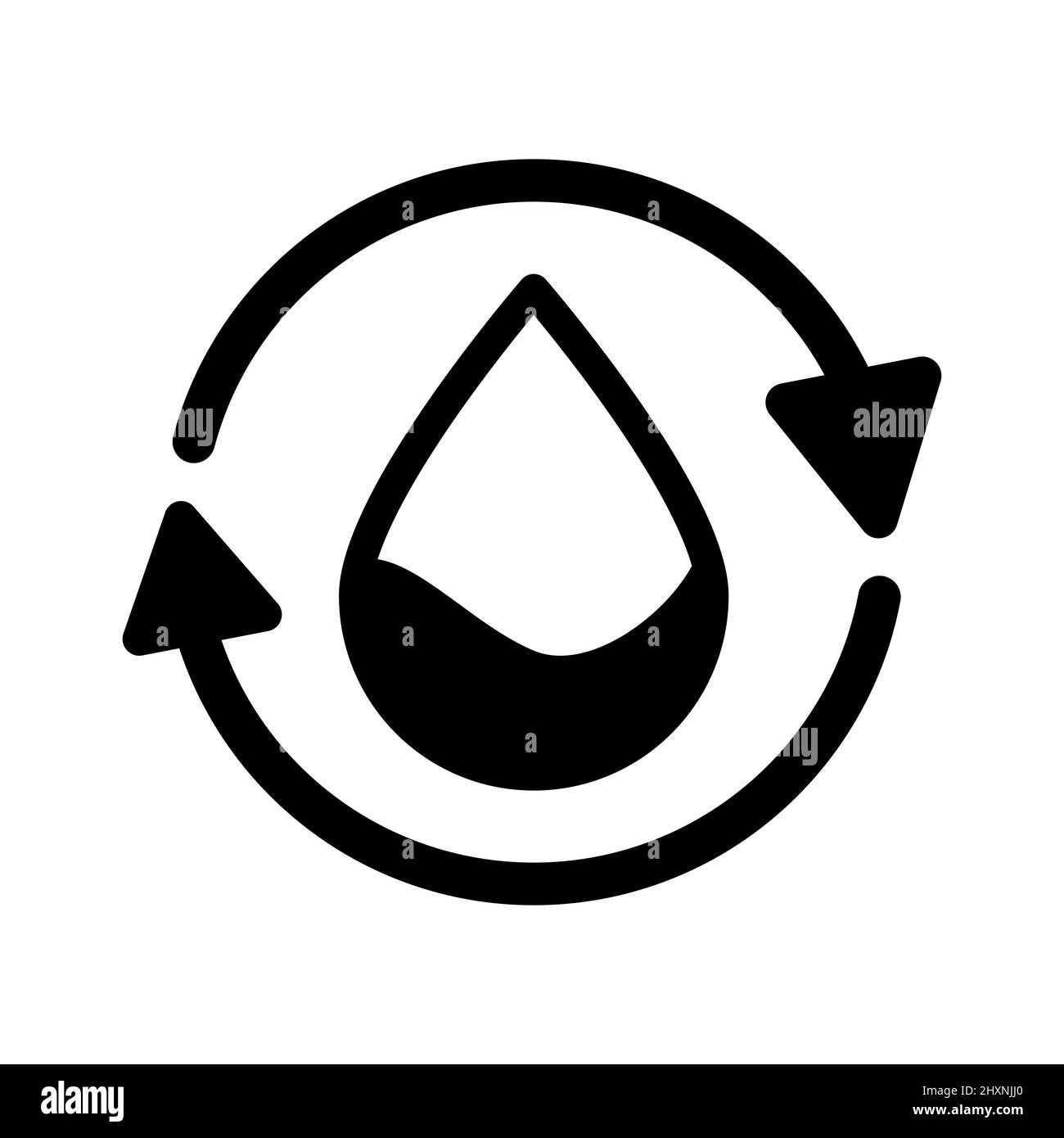 Icône vectorielle abstraite sur le blanc, Illustration isolée pour la conception graphique et web.Symbole plat simple. Illustration de Vecteur