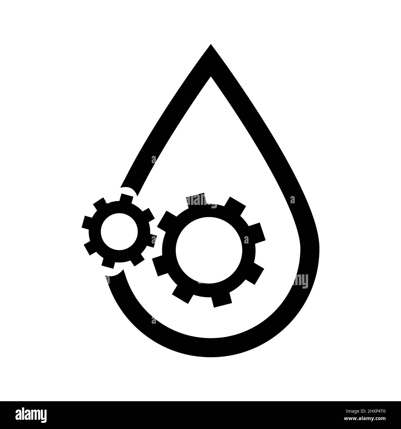 Icône vectorielle abstraite sur le blanc, Illustration isolée pour la conception graphique et web.Symbole plat simple. Illustration de Vecteur