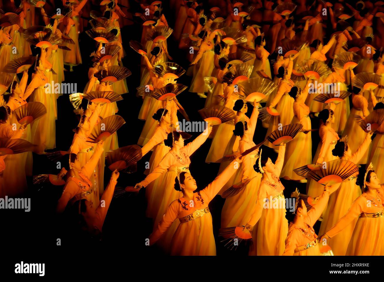 Jeux de masse Arirang, Pyongyang, Corée du Nord Banque D'Images