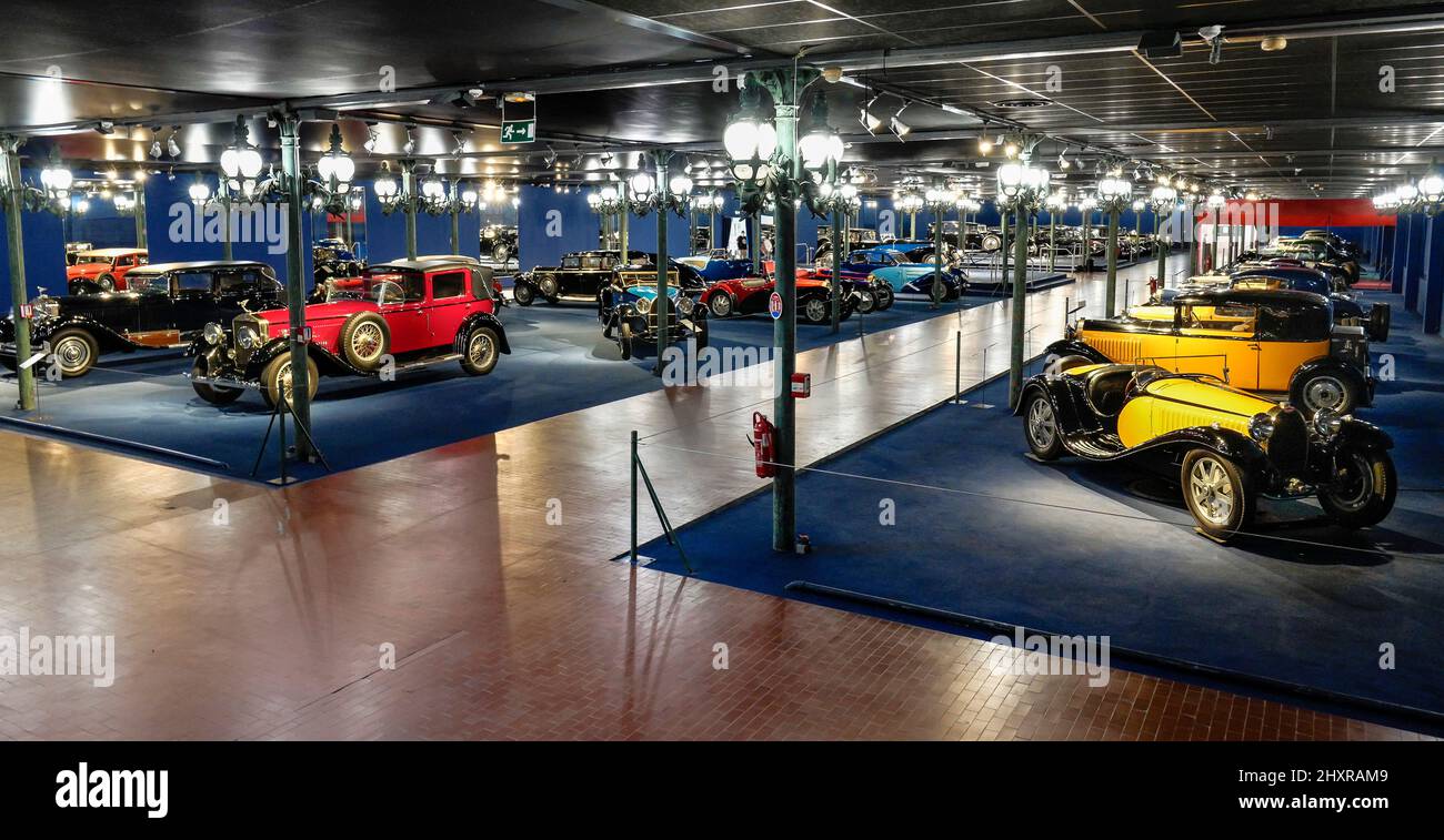 France, Mulhouse, Bas Rhin, la Cité de l'automobile, voitures haut de gamme et de luxe des années 1930. Banque D'Images