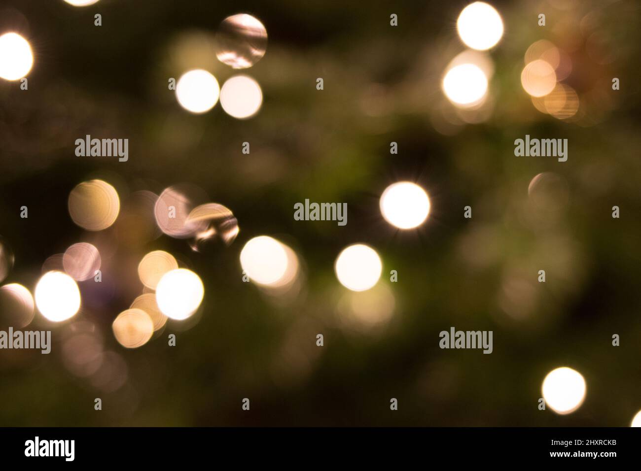 Flou d'arbre de Noël Banque D'Images