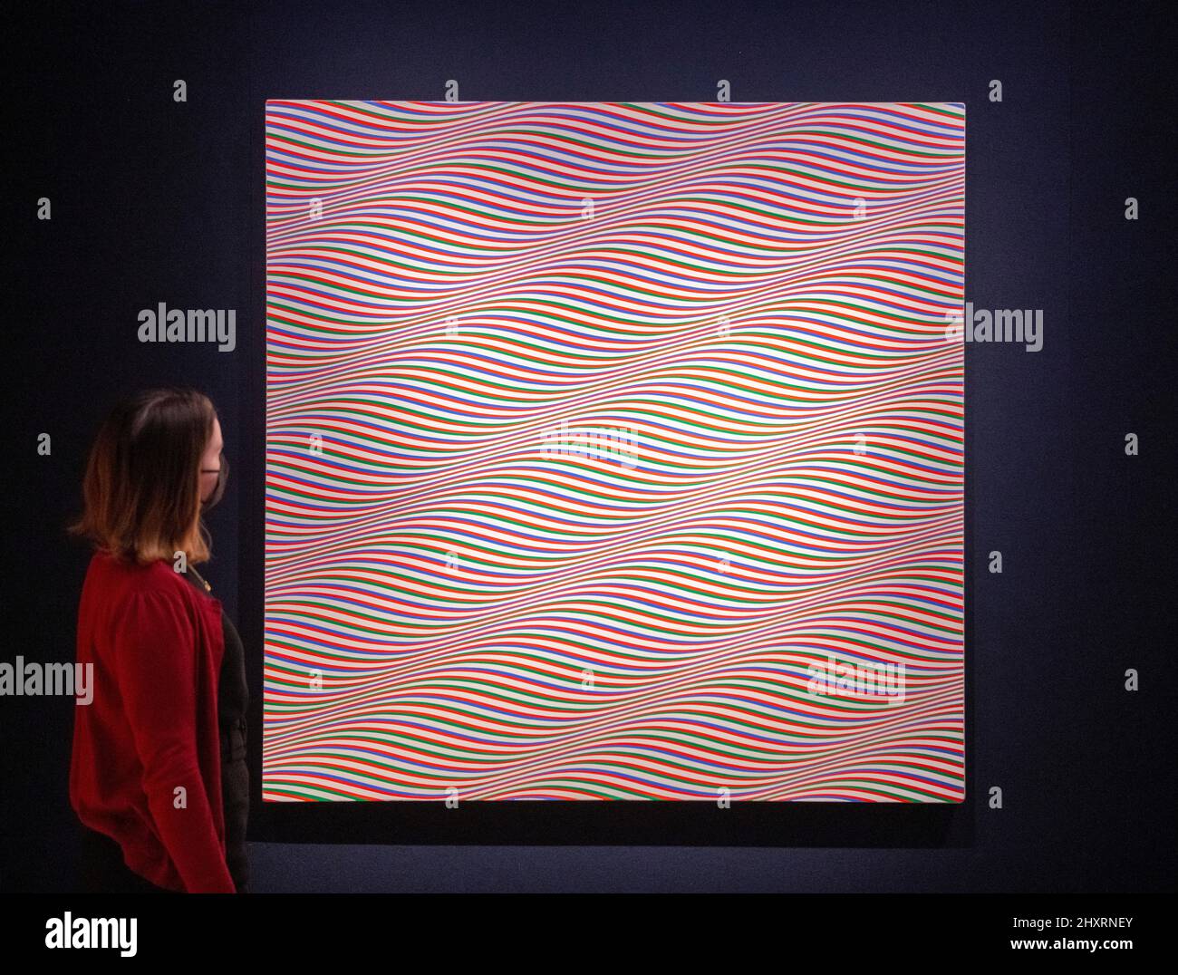 Bridget riley op art painting Banque de photographies et d’images à ...