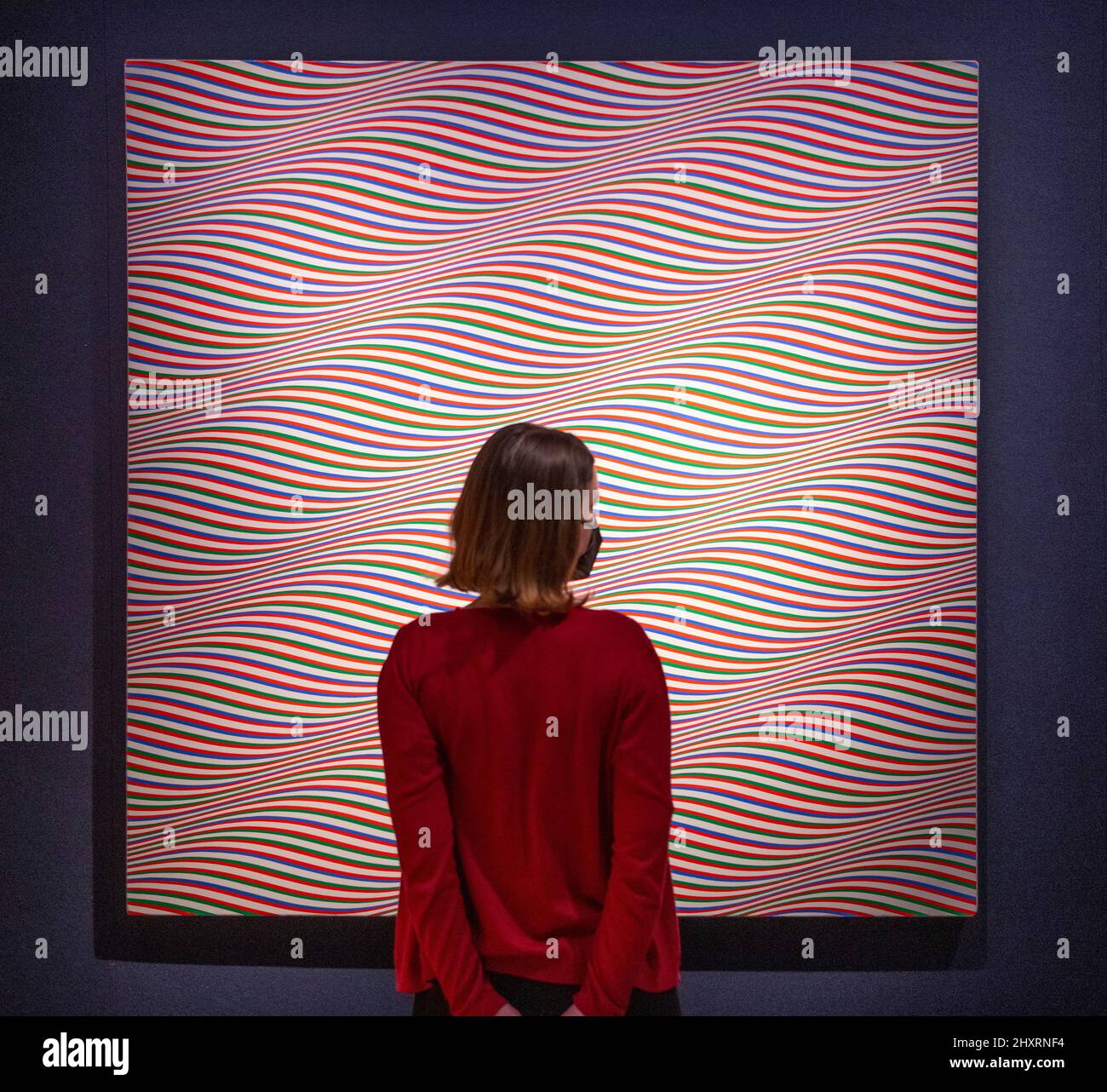 Bridget riley op art painting Banque de photographies et d’images à ...