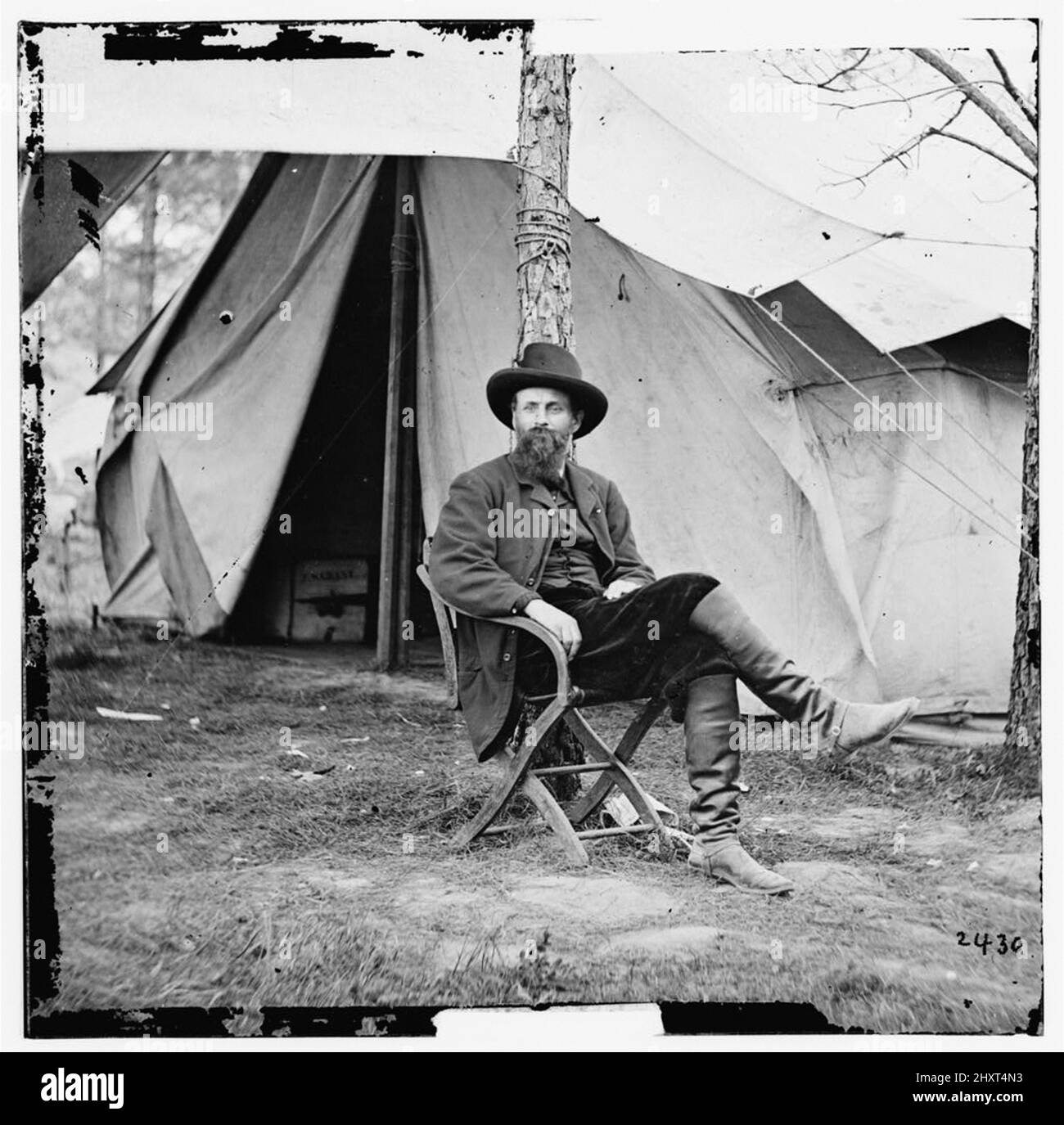 Photo d'époque de la Guerre de Sécession 1860s Banque D'Images