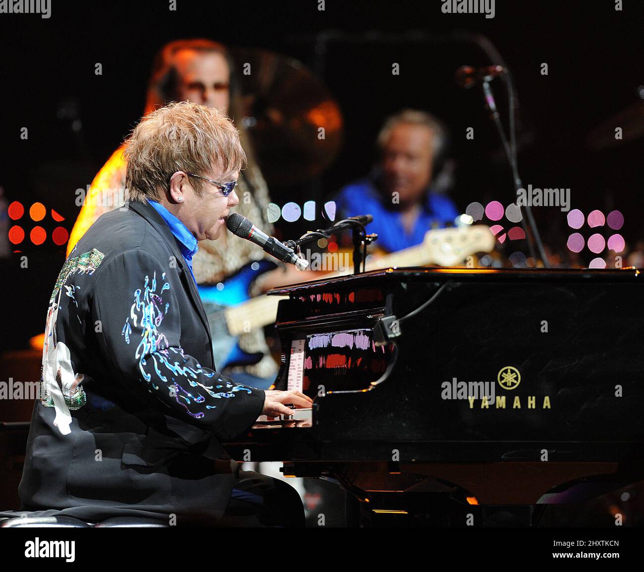 Arrêt de la tournée de concert « Greatest Hits Live » d'Elton John au Ted constant Center, Virginie, États-Unis. Banque D'Images