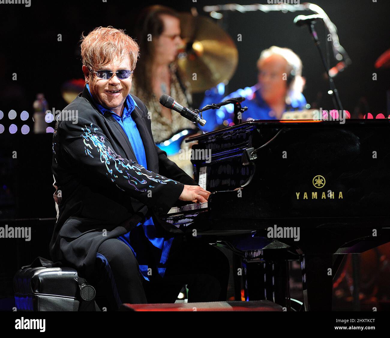 Arrêt de la tournée de concert « Greatest Hits Live » d'Elton John au Ted constant Center, Virginie, États-Unis. Banque D'Images