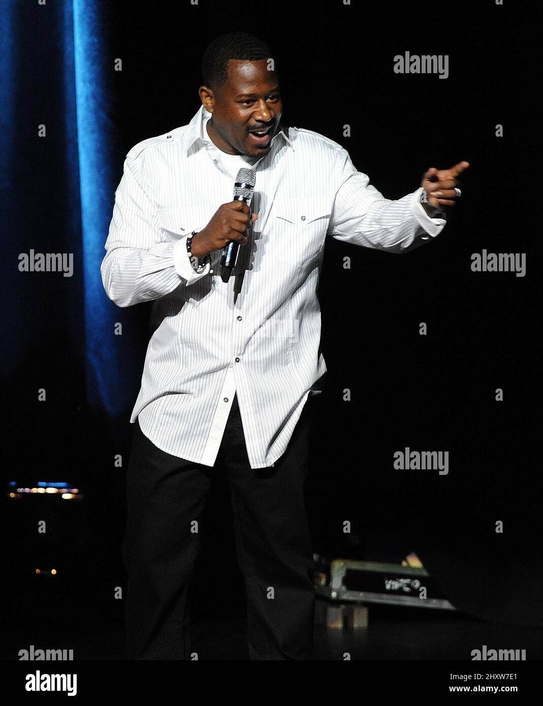 Martin Lawrence sur scène lors de la Comedy Tour de 2011 au Durham Performing Arts Centre, en Caroline du Nord. Banque D'Images