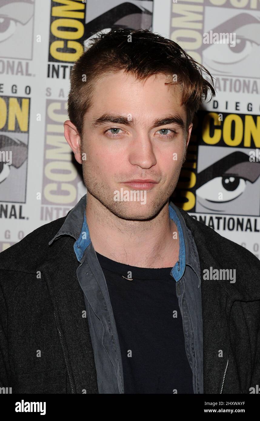 Robert Pattinson participe au panel de la Twilight Saga: Breaking Dawn, partie 1 au Comic-con International 2011 au San Diego Convention Center le jeudi 21 juillet 2011 à San Diego, Californie. Banque D'Images