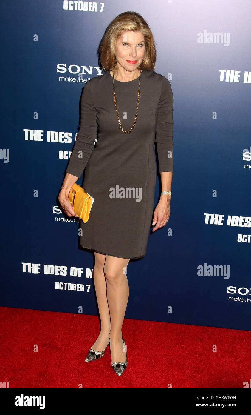 Christine Baranski lors de la première pour « les ondes de Mars » au théâtre Ziegfeld à New York Banque D'Images