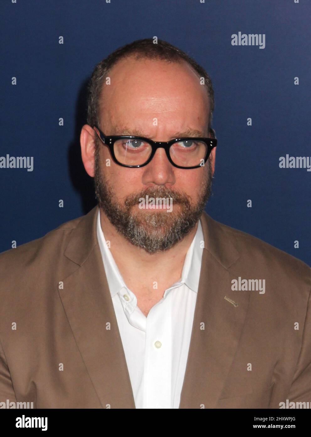 Paul Giamatti lors de la première des « Ides of March » au théâtre Ziegfeld à New York Banque D'Images