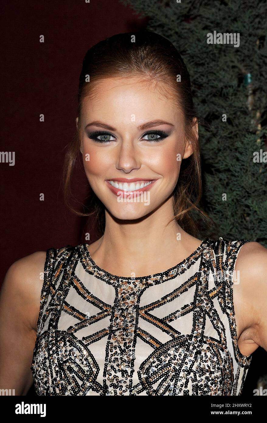 Alyssa Campanella, Miss USA 2011 à l'événement de la blanchisserie chinoise pour célébrer Kristin Cavallari comme le nouvel ambassadeur de la marque, tenu au Redbury Hotel Library Bar à Hollywood, Californie Banque D'Images