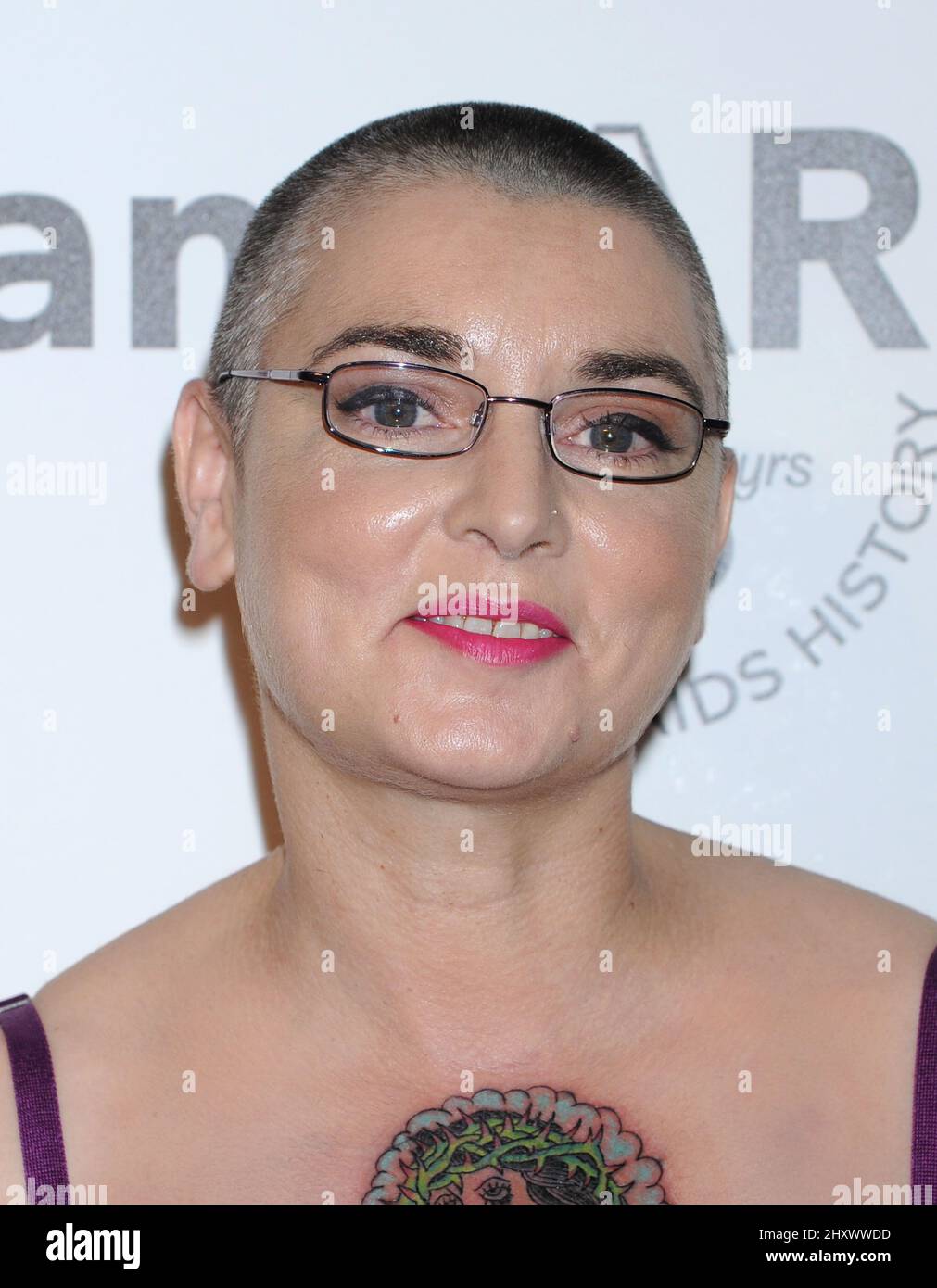 Sinead O'Connor pendant l'inspiration amfAR LA Gala qui s'est tenue au Château Marmont, Californie Banque D'Images