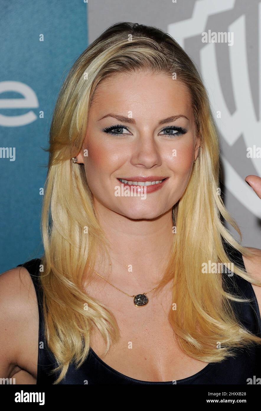 Elisha Cuthbert lors de l'édition 2012 du « WB/InStyle » Post Golden Globe Party qui s'est tenu au Beverly Hilton, Los Angeles, Californie Banque D'Images
