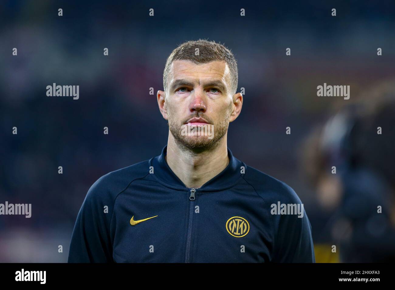 TURIN ITALIE LE 13 MARS 2022 Edin Dzeko Du FC Internazionale Milano 