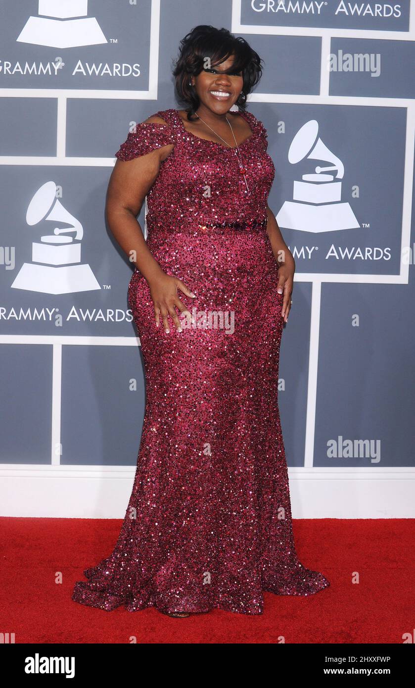 Kelly Price lors des Grammy Awards 54th annuels organisés au Staples Center de Los Angeles, Californie Banque D'Images