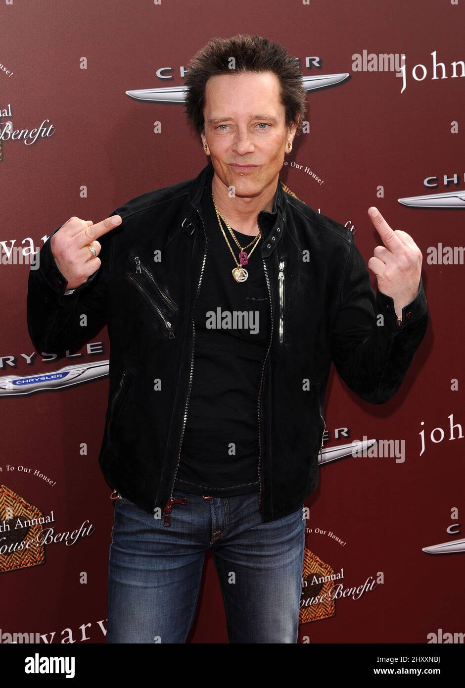 Billy Morrison participe à la prestation annuelle Stuart House de John Varvatos 9th présentée par Chrysler à West Hollywood, aux États-Unis. Banque D'Images