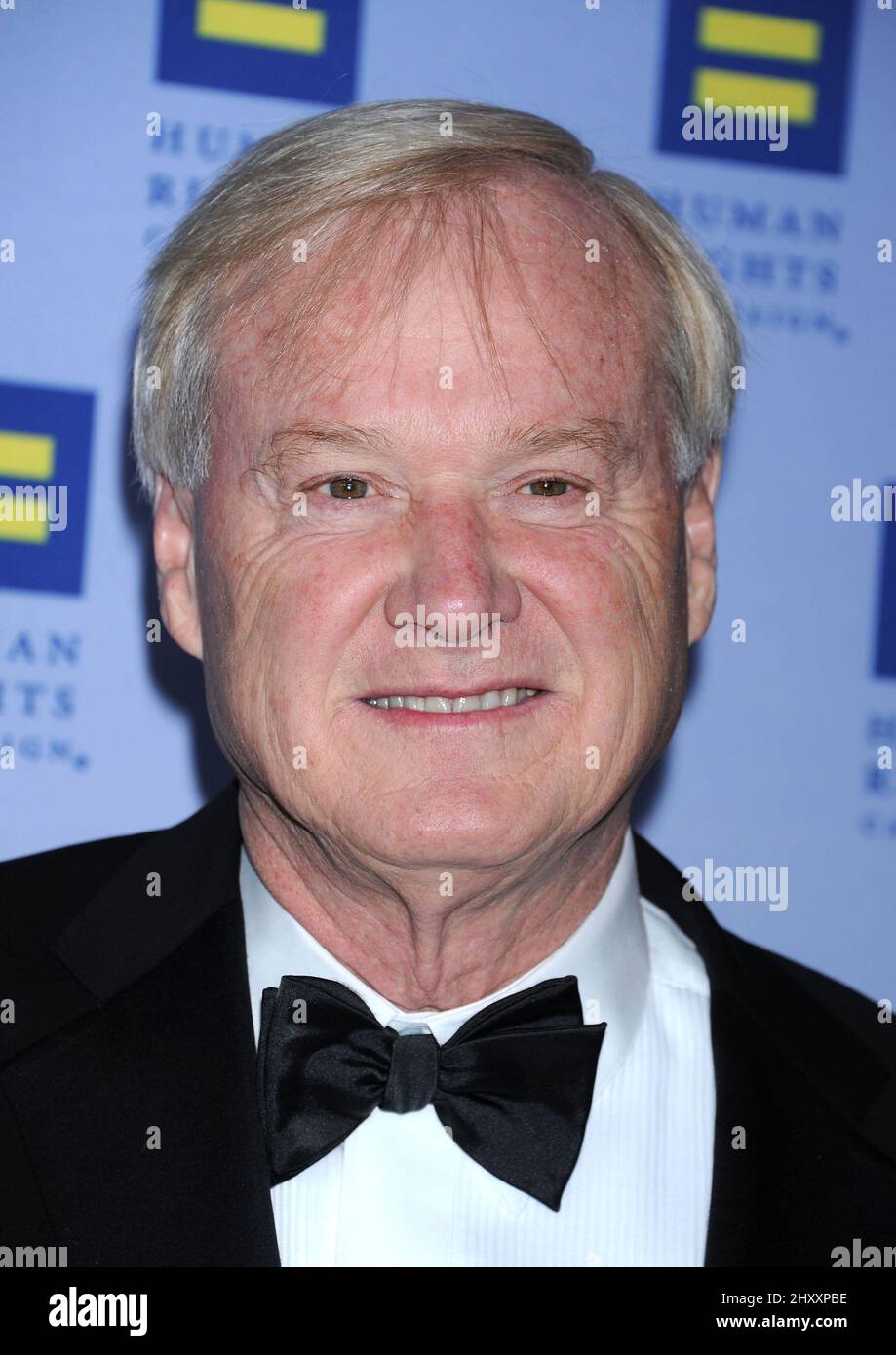 Chris Matthews participe au gala de Los Angeles de la campagne des droits de la personne 2012, qui s'est tenu au Ritz Carlton JW Marriott L.A. Vivre à Los Angeles, Etats-Unis. Banque D'Images