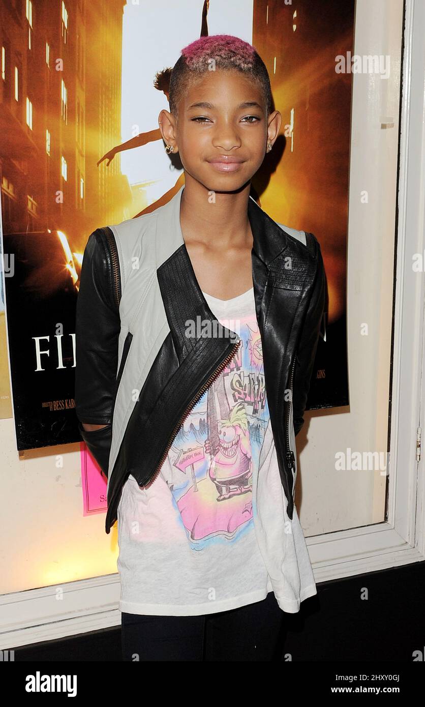 Willow Smith à la projection de 'première position au théâtre Aero à Santa Monica, Californie Banque D'Images