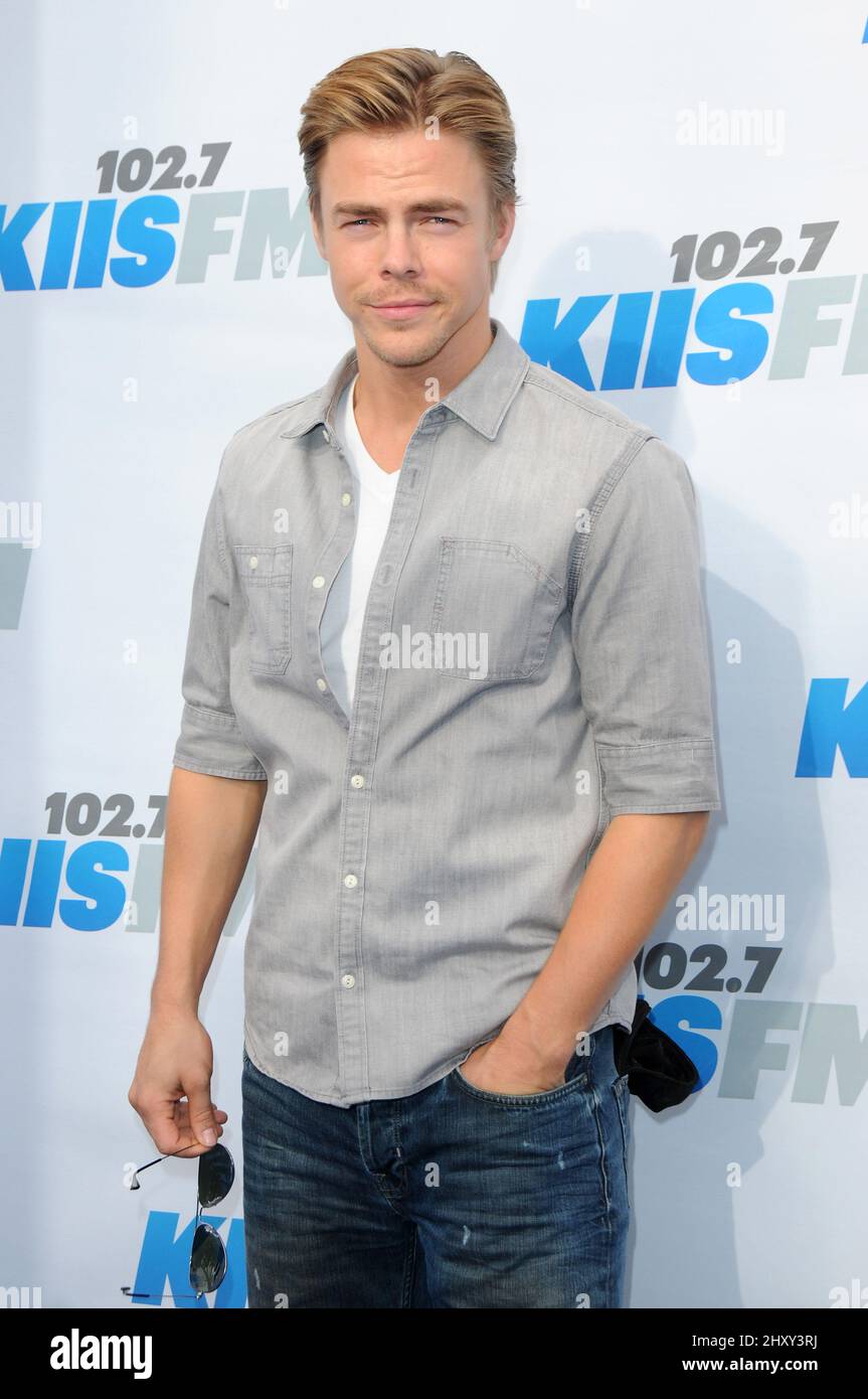 Derek Hough assistant au Wango Tango 102,7 de KIIS FM qui s'est tenu au Home Depot Center de Los Angeles, aux États-Unis. Banque D'Images