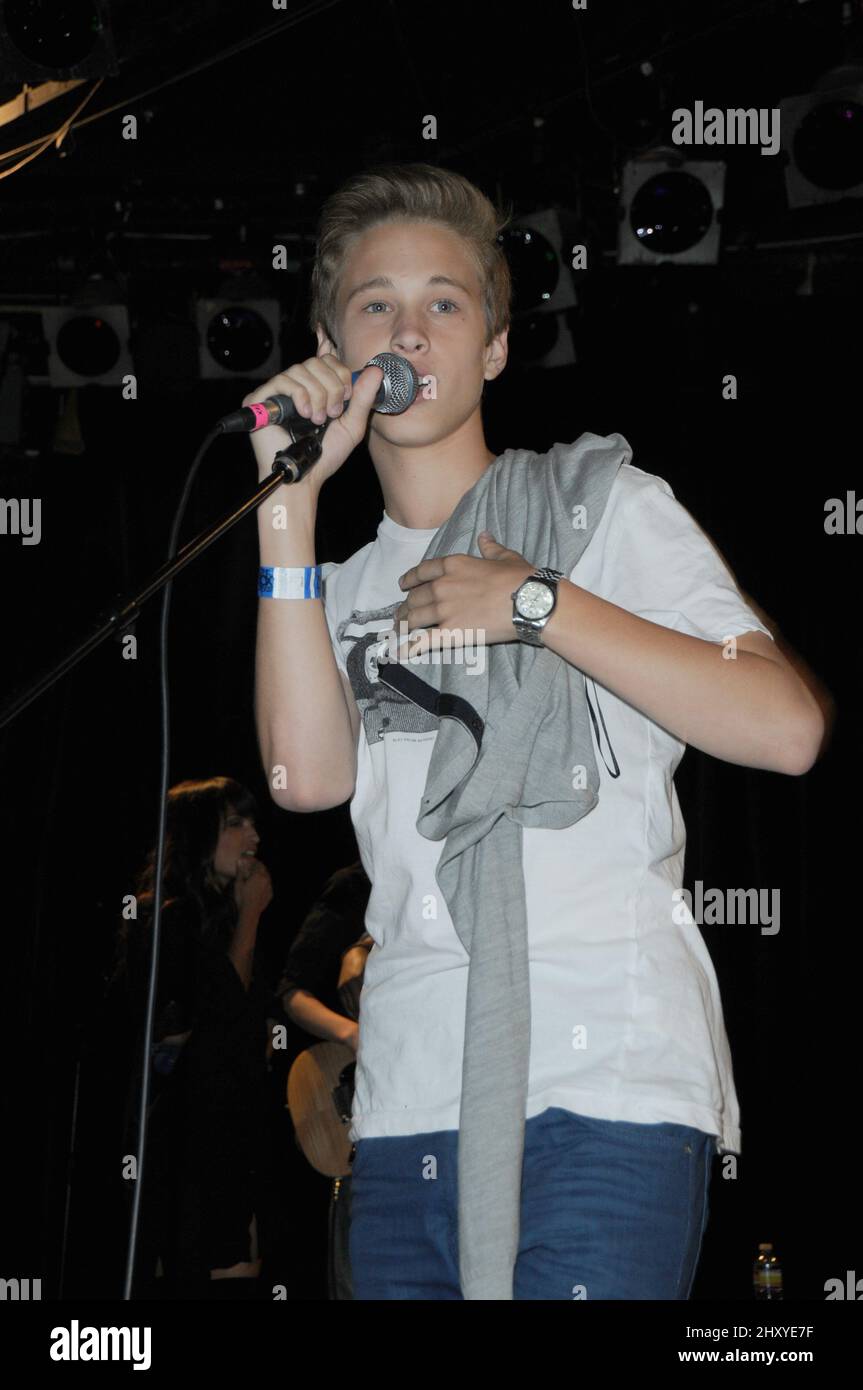 Ryan Beatty se produit au Roxy Theatre Banque D'Images