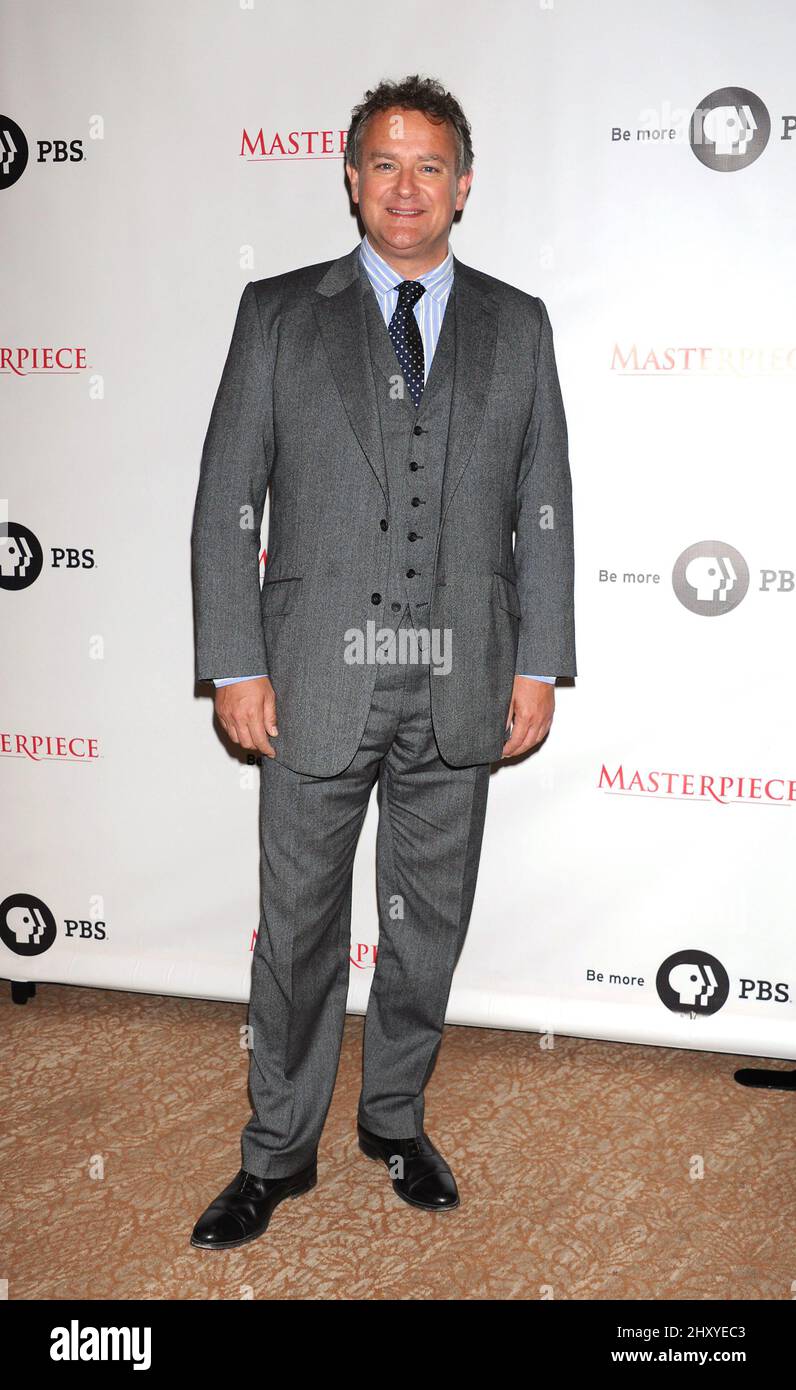 Hugh Bonneville lors de l'appel photo « Downton Abbey » tenu au Beverly Hilton Hotel, Californie Banque D'Images