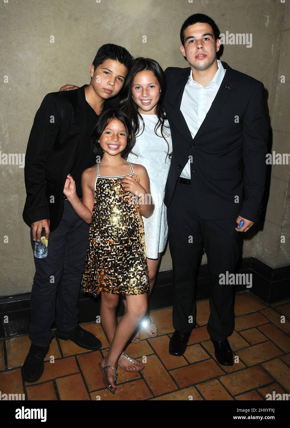 Loenardo Aguilar, Aneliz Aguilar, Angela Aguilar et Emiliano Aguilar