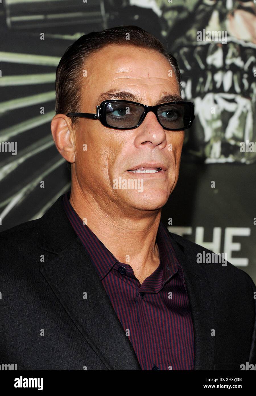 Jean-Claude Van Damme participe à la première de Los Angeles « The Expendables 2 », qui s'est tenue au théâtre chinois de Grauman. Banque D'Images