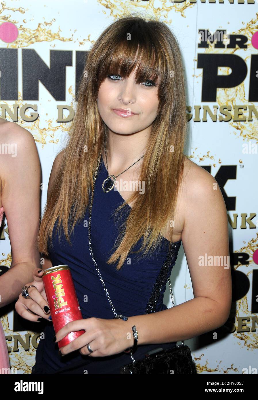 Paris Jackson participant à la soirée de lancement de la boisson au ginseng rose de M. Pink à Berverley Hills, en Californie. Banque D'Images