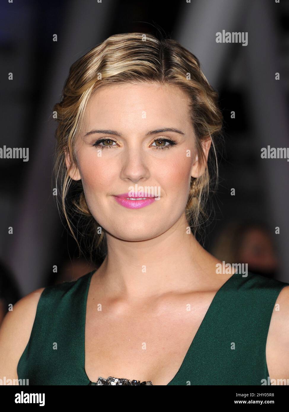 Maggie Grace assistait à la première mondiale « The Twilight Saga: Breaking Dawn - part 2 » au Nokia Theatre de Los Angeles, Etats-Unis. Banque D'Images