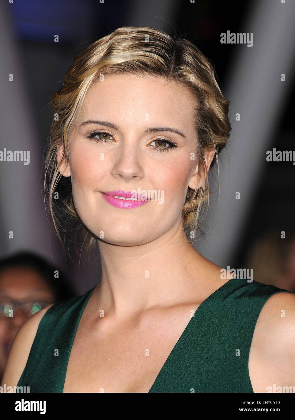 Maggie Grace assistait à la première mondiale « The Twilight Saga: Breaking Dawn - part 2 » au Nokia Theatre de Los Angeles, Etats-Unis. Banque D'Images
