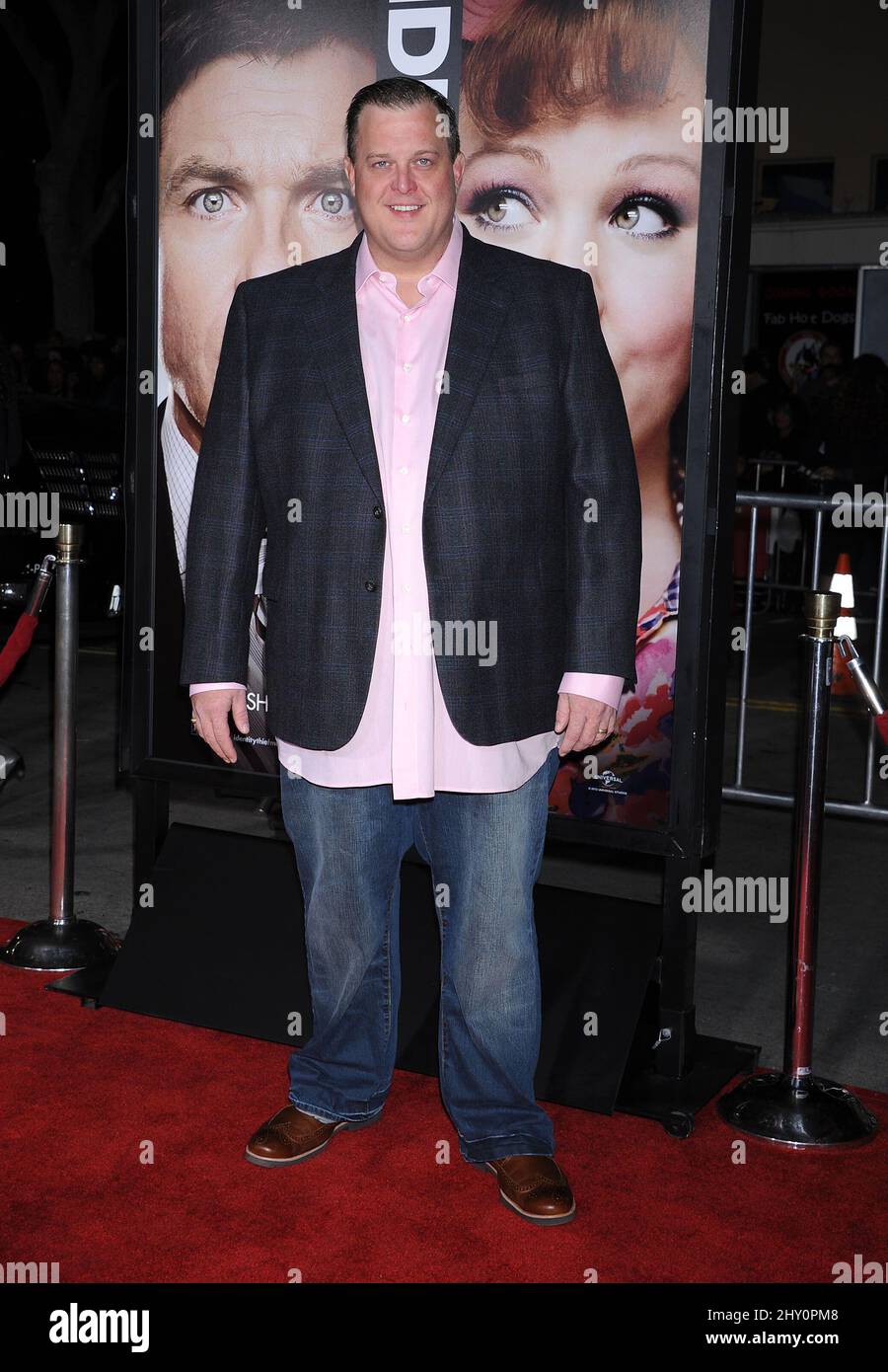 Billy Gardell participe à la première de 'Identity Thief' à Westwood, en Californie. Banque D'Images