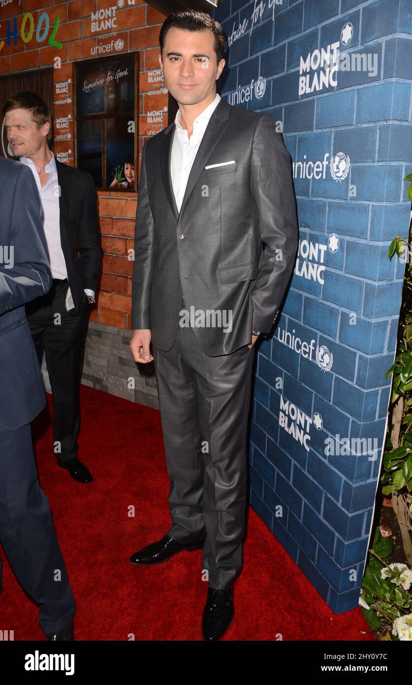 Darius Campbell assiste au brunch pré-Oscar 2nd annuel de Montblanc qui s'est tenu à l'Hôtel Bel-Air à Los Angeles, en Californie. Banque D'Images