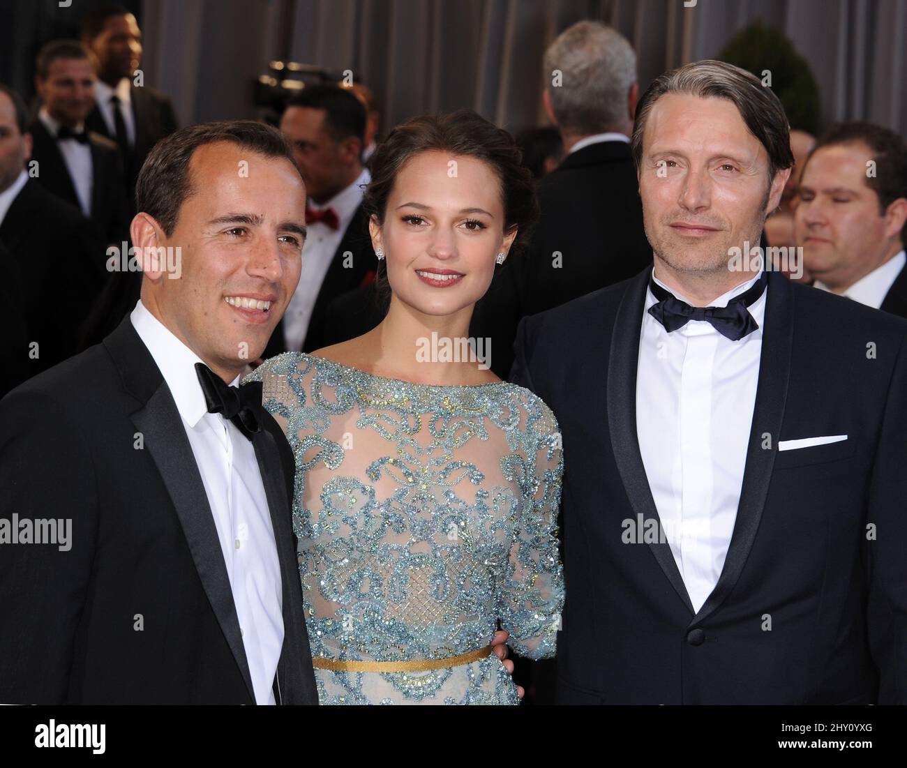 Alicia Vikander et Mads Mikkelsen assistent aux Oscars annuels 85th de l'Académie qui se tiennent au Dolby Theatre, Hollywood, CA. Banque D'Images