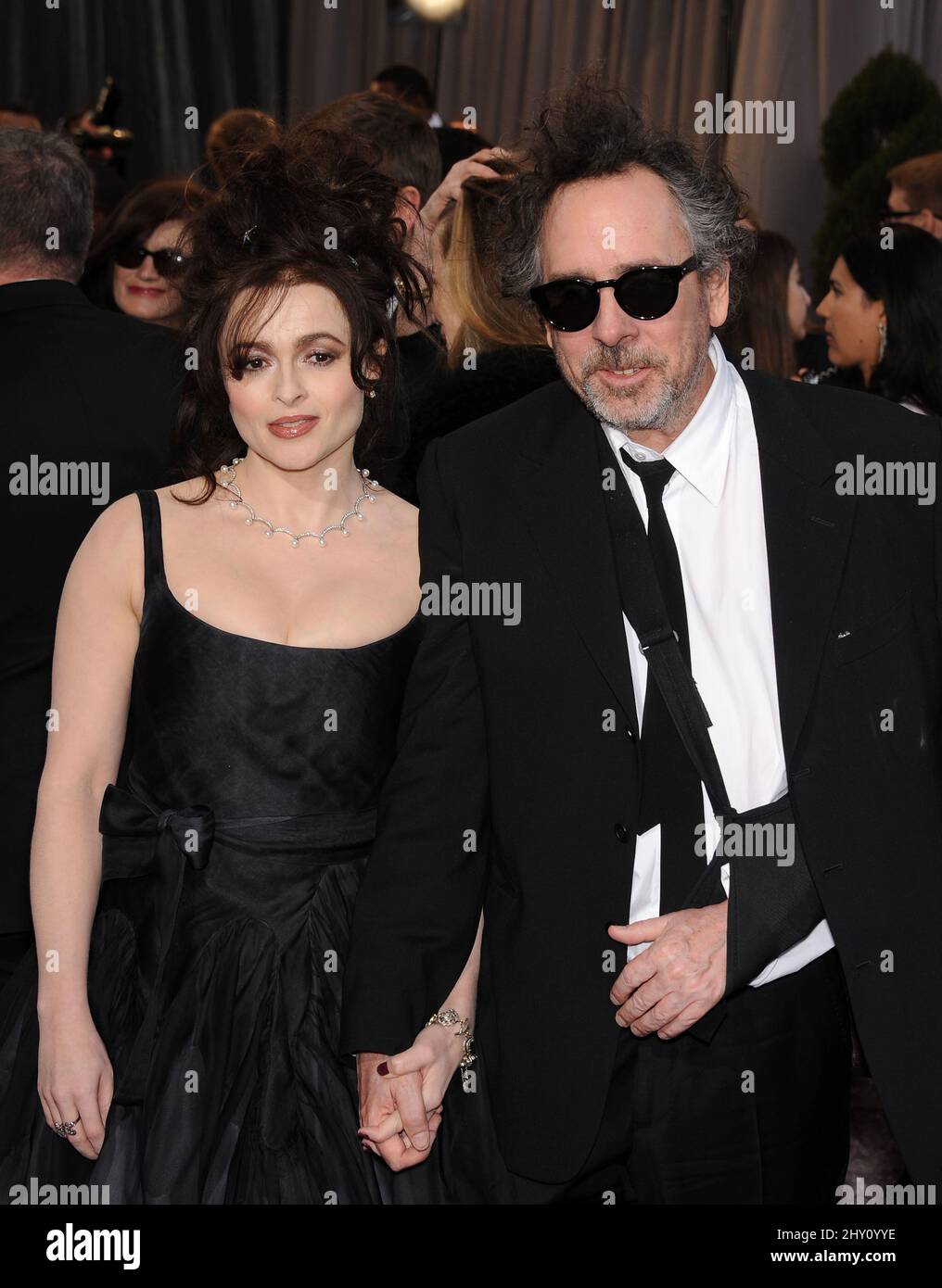 Helena Bonham carter et Tim Burton assistent aux Oscars annuels 85th de l'Académie au Dolby Theatre, Hollywood, Californie. Banque D'Images