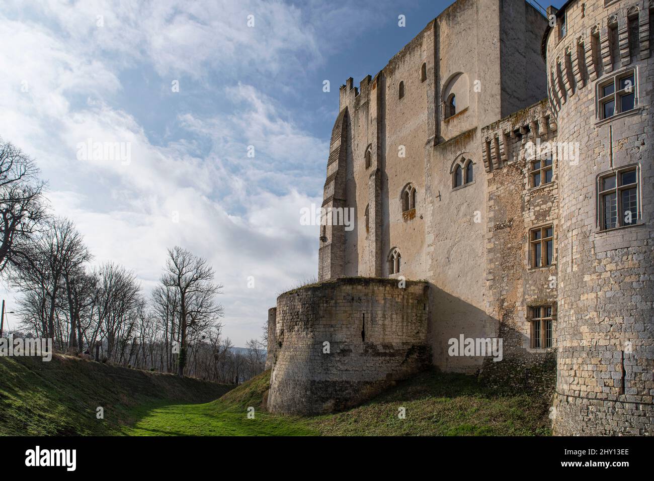 Château médiéval de Nogent-le-Rotrou dans la région de Perche Banque D'Images