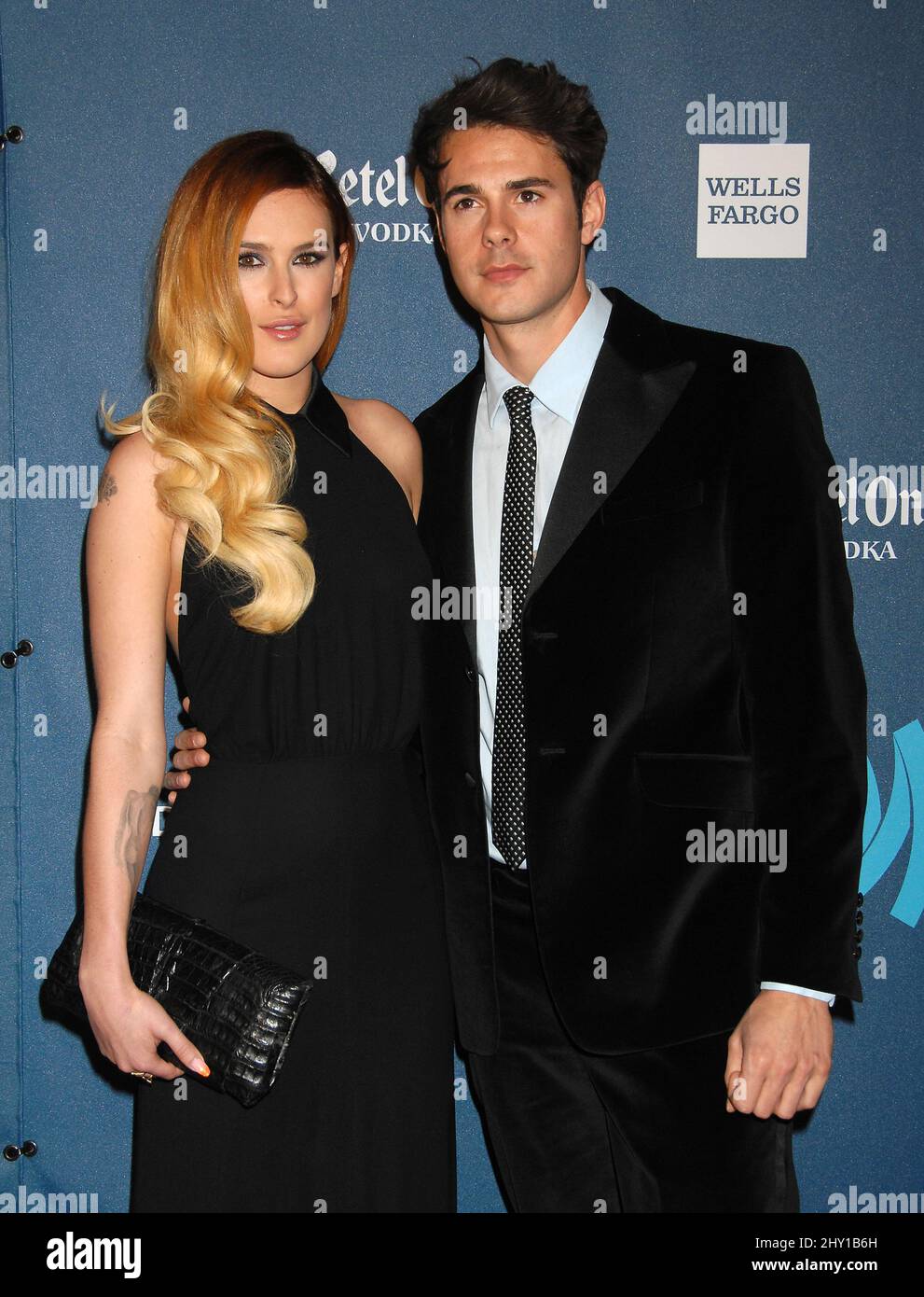 Rumer Willis et Jayson Blair arrivent en 24th aux GLAAD Media Awards annuels qui se tiennent au JW Marriott Los Angeles à L.A. EN DIRECT. Banque D'Images