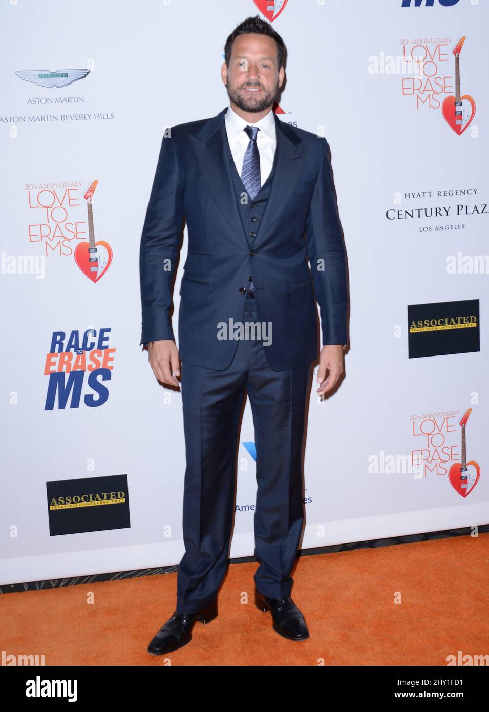 Josh Hopkins assiste à la course annuelle de 20th pour effacer MS Gala « Love to Erase MS » qui s'est tenue au Hyatt Regency Century Plaza Hotel, Century City, Californie Banque D'Images