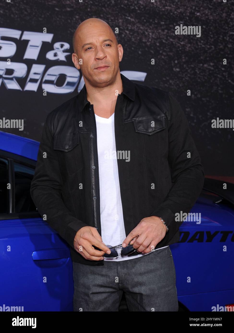 Vin Diesel arrive pour la première Universal Pictures film pour Fast & Furious 6 à l'amphithéâtre Gibson de Universal City, Californie. Banque D'Images