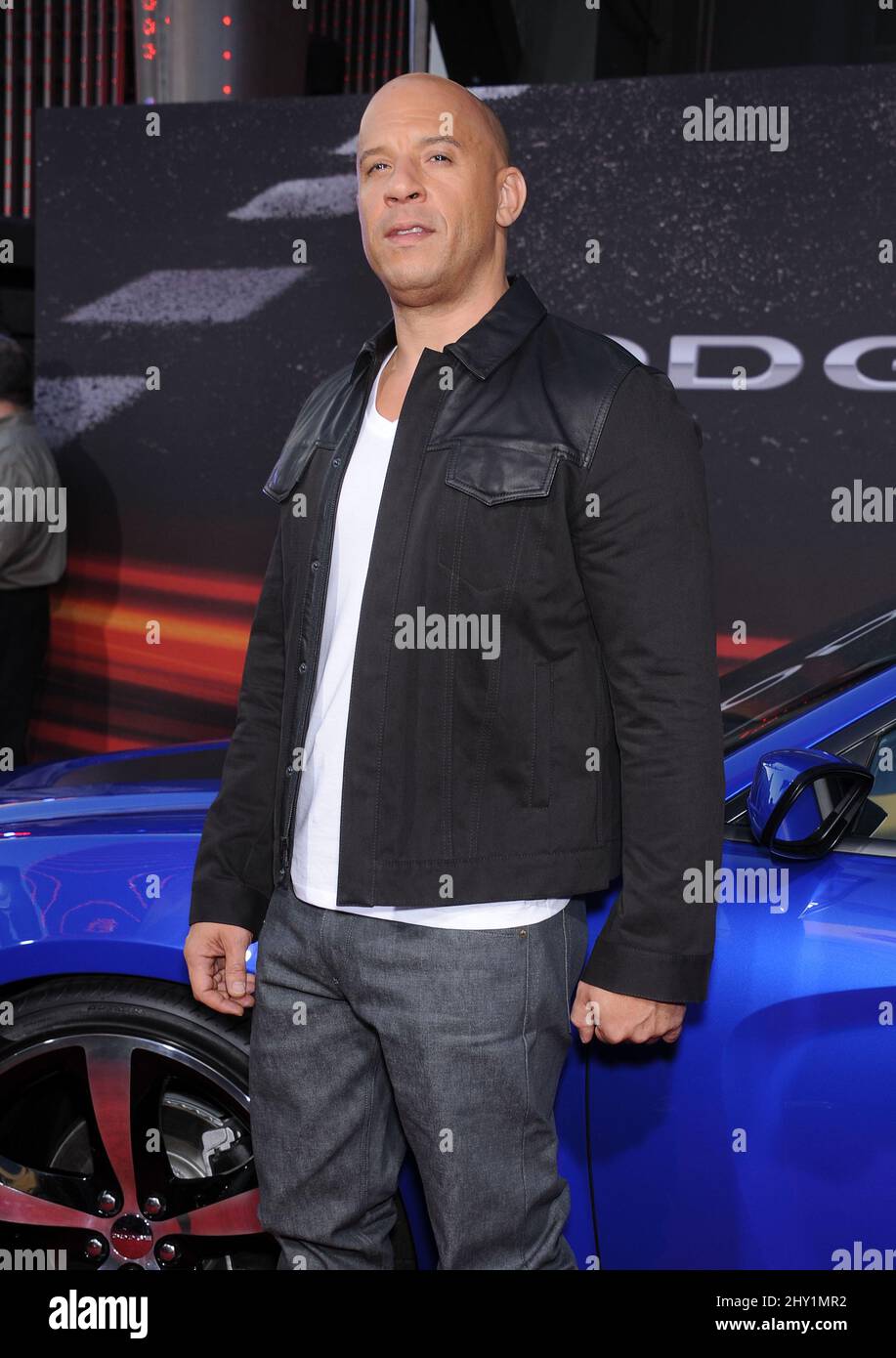 Vin Diesel arrive pour la première Universal Pictures film pour Fast & Furious 6 à l'amphithéâtre Gibson de Universal City, Californie. Banque D'Images