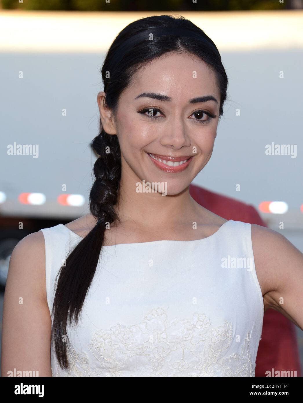 Aimee Garcia participe à la première partie de la saison finale de la série 'Dexter' Banque D'Images