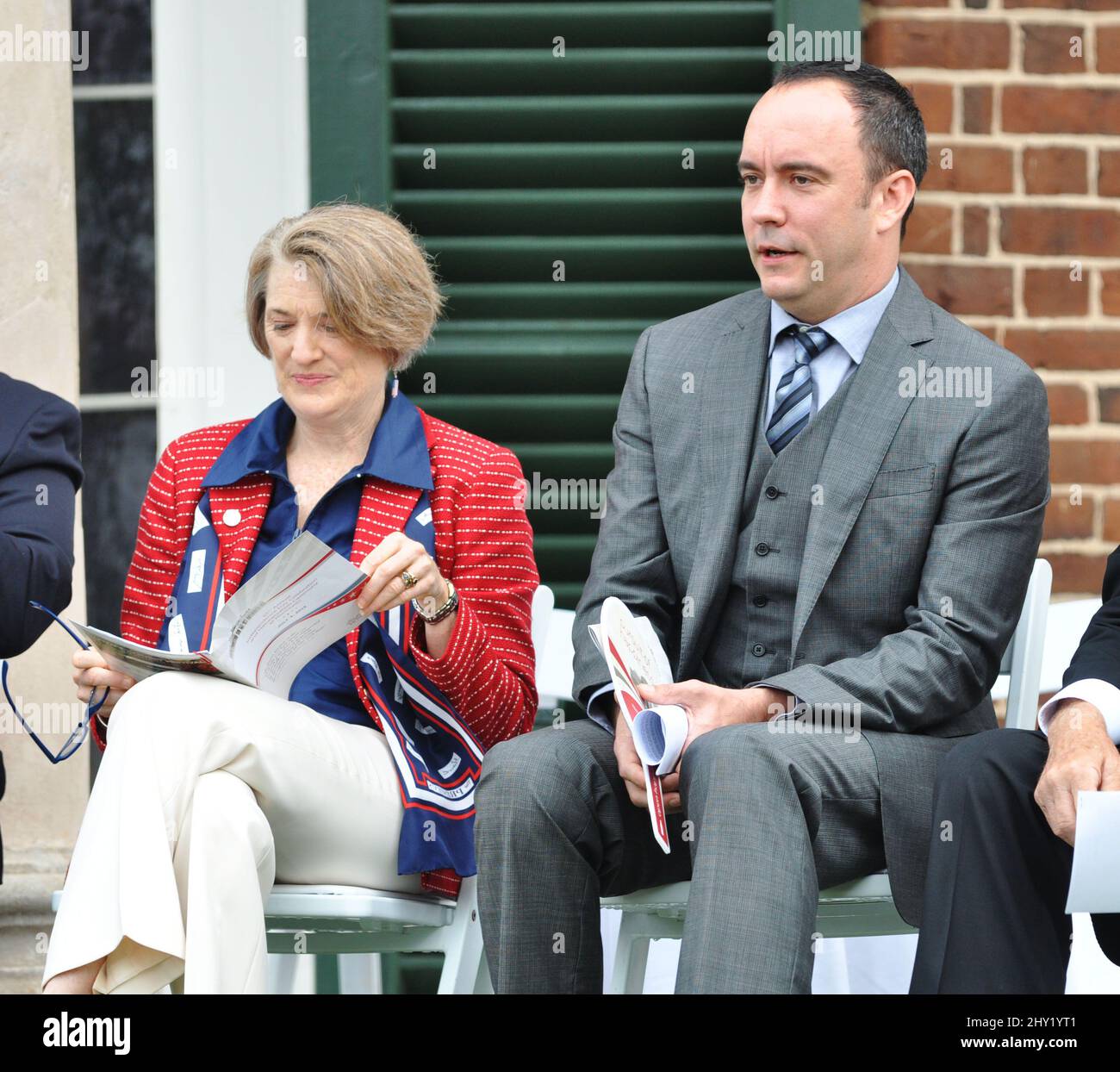 Dave Matthews est le conférencier principal de la cérémonie annuelle de naturalisation 51st qui s'est tenue à Monticello Banque D'Images