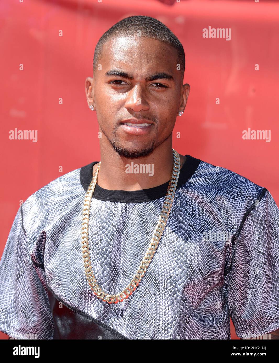 DeSean Jackson arrive pour les prix EPPY 2013 qui se tiennent au Nokia Theatre L.A. En direct Banque D'Images